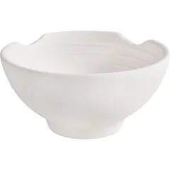 Salad bowl handmade porcelain D=95,H=47mm white