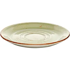 Блюдце «Крафт Грин» фарфор D=165/50,H=15мм зелен., изображение 2