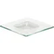 Тарелка квадратная «Бордер» стекло 48мл ,H=21,L=130,B=130мм прозр.,зелен., изображение 2