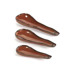 Ложка для комплимента «Мерси» керамика ,L=16см красный, изображение 2