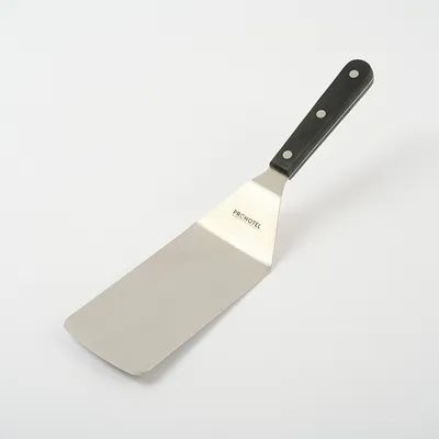 Лопатка кухонная изогнутая сталь нерж.,полиоксиметилен ,H=1,2,L=308,B=75мм металлич.,черный