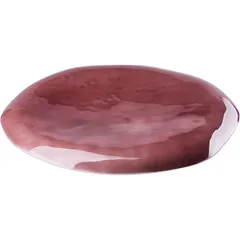 Dish “Suringa”  porcelain  D=29cm  burgundy, pink.