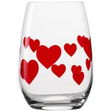 Олд фэшн (стакан) «Л`амор» набор[6шт] хр.стекло 335мл D=75,H=105мм прозр.,красный