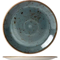 Plate “Kraft Blue” small  porcelain  D=30, H=2cm  blue