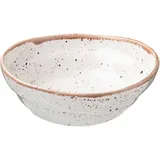 Тарелка глубокая «Пунто Бьянка» фарфор 1л D=215,H=70мм белый,черный