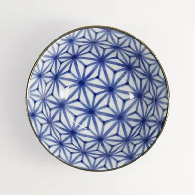 Салатник фарфор 0,55л D=15,H=7см голуб.,белый, изображение 2