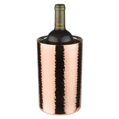 Емкость для охлаждения бутылок сталь нерж. D=12,H=20см медный, изображение 2