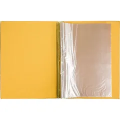 Папка-меню на винтах кожезам. ,L=32,B=25см золотой, изображение 2