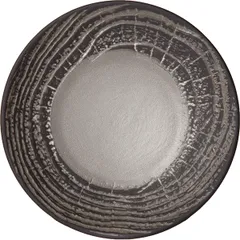 Тарелка пирожковая «Арборесценс» фарфор D=16см черный,серый