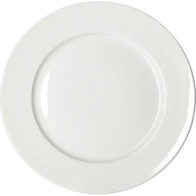 Тарелка «Кунстверк» мелкая фарфор D=300,H=25мм белый, Диаметр (мм): 300