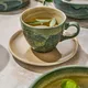 Чашка чайная «Аврора Революшн Джейд» фарфор 350мл D=10,5см зелен.,бежев., изображение 4