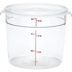 Контейнер для продуктов градуированный поликарбонат 5,7л D=25,2,H=20,2см прозр.