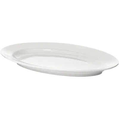 Блюдо «Кунстверк» овальное фарфор ,H=22,L=300,B=200мм белый, Длина (мм): 300, изображение 2