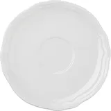 Блюдце «Опера» фарфор D=17см белый
