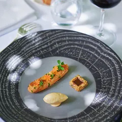 Тарелка пирожковая «Арборесценс» фарфор D=16см черный,серый, изображение 2