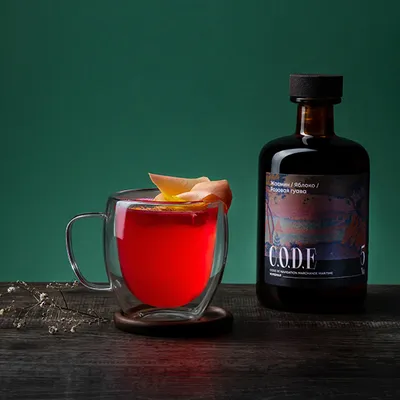 Кордиал «Жасмин / Яблоко / Розовая Гуава» C.O.D.E стекло 0,5л D=7,H=18см, Состояние товара: Новый, Вкус: Жасмин-Яблоко-Розовая Гуава, изображение 5
