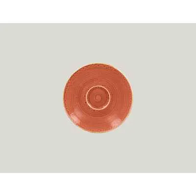 Блюдце «TWIRL» фарфор D=13см оранжев.