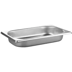 Gastronorm container (1/4)  stainless steel  1.1 l , H=40, L=265, B=162mm  metallic.