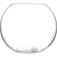 Ball vase glass 12l D=30,H=24,B=19cm clear.