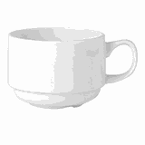 Чашка чайная «Симплисити» фарфор 285мл D=9,H=6см белый