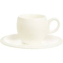 Блюдце «Нектар» для чашки L9603 фарфор D=12см айвори, изображение 2