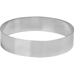 Pastry ring  stainless steel  D=160, H=45, B=170mm  metal.