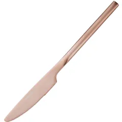 Table knife “Sapporo Basic”  stainless steel  L=22cm  pink. gold, matte