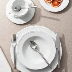 Нож столовый «Концепт №4» сталь нерж. ,L=23см стальной,матовый, изображение 3