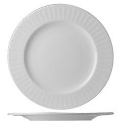 Тарелка «Эвита» мелкая фарфор D=24,H=2см белый