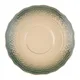 Блюдце «Эйфория» фарфор D=15/6,H=2см бежев.,зелен., Цвет: Бежевый