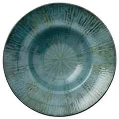 Тарелка для пасты «Фьюжн Блю&Грэй» фарфор D=27см голуб.