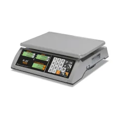 Весы электронные «Сид» M-ER 327AC-15.2, 15 кг металл,пластик ,H=15,L=33,5,B=30см 3вт серый