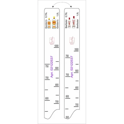 Линейка барная «Бифитер» 0.75, 1л, «Гордонс» 0.75, 1л