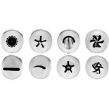 Набор кондитерских насадок[8шт] сталь нерж. D=18,H=30,L=115,B=60мм металлич.