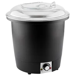 Мармит-супница электрический 50Гц с крышкой пластик,сталь нерж. 10л D=28,H=32,L=33,4,B=32,8см 450вт 