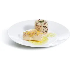 Тарелка «Ресторан» стекло D=235,H=25мм белый, изображение 3