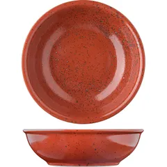 Salad bowl “Lifestyle” porcelain D=17cm cinnabar