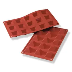 Baking pan “Pyramid” [15 cells] silicone ,H=22,L=36,B=36mm