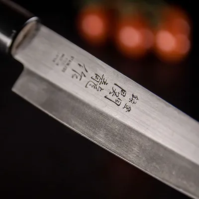 Нож кухонный «Киото» двусторонняя заточка сталь нерж.,дерево ,L=30/18,B=4см, изображение 9