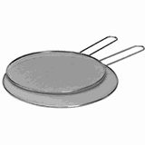 Экран-защита от/брызг сталь нерж. D=29,5,L=51см металлич.