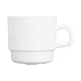 Чашка чайная «Ресторан» стекло 220мл D=75,H=70мм белый