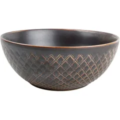 Salad bowl porcelain D=200,H=75mm gray