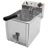 Deep fryer FR10LT steel ,H=35.5,L=61,B=26cm 3KW metal.