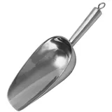 Ice scoop  stainless steel  0.7 l , L=28, B=10.5 cm  silver.