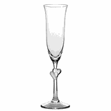 Бокал-флюте «Л`амор» хр.стекло 175мл D=70,H=242мм прозр.,матовый