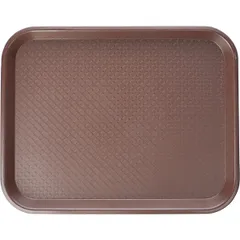 Tray “Prootel” rectangular for Fast Food  plastic , L=45.7, B=35.6 cm  brown.