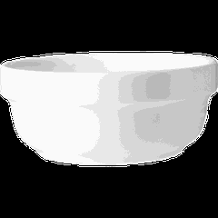 Salad bowl “Capri”  porcelain  0.6 l  D=150, H=65mm  white