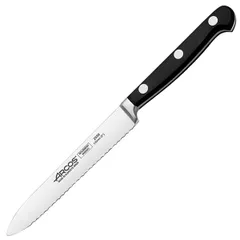 Нож для томатов «Классика» сталь нерж.,полиоксиметилен ,L=13см металлич.,черный