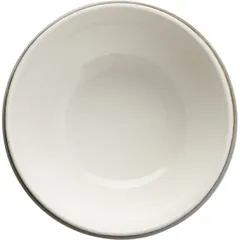 Салатник «Айсио» фарфор 250мл D=11,H=5см белый,серый, изображение 3