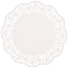 Lace table pads[100pcs] paper D=25,L=25,B=25cm white